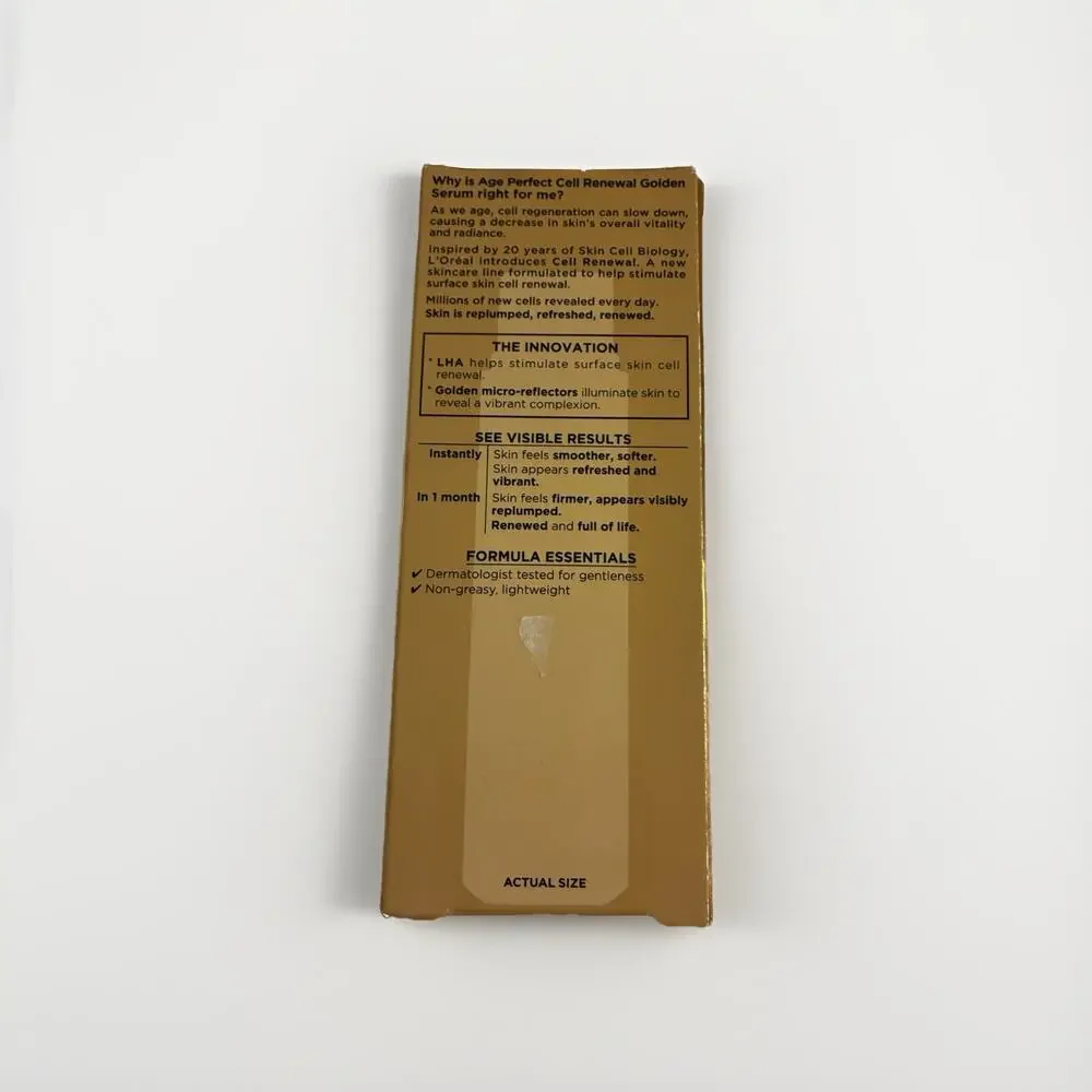 LOREAL Age Perfect Cell Renewal Skin Renewing Facial Golden Serum Treatment